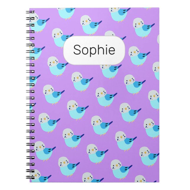 Caderno Espiral Nome Personalizado do presente de Sobreposição de  (Frente)