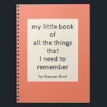 Caderno Espiral Nome Personalizado Nome Funny Planner Mãe Presente<br><div class="desc">De piadas bobos a declarações românticas sérias, o compro MiKa Art Zazzle tem algo para todos. Canadiana, presentes japoneses, joias, capas para dispositivos eletrônicos, botões divertidos, canecas, ornamentos, cartões e posters... Por favor, levem algum tempo e olhem em volta. Você pode até encontrar algo que não sabia que queria! Estou...</div>