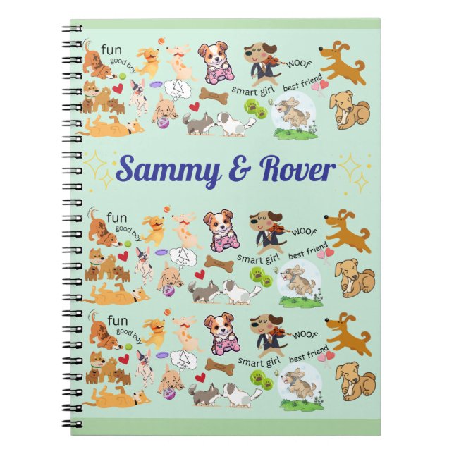 Caderno Espiral Nome Personalizado para Você ou seu Filho (Frente)