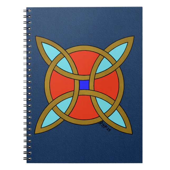 Caderno Espiral Nordic Protection from Witchcraft or Witch's Knot (Frente)