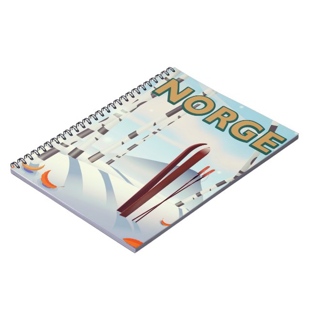 Caderno Espiral Norge (Left Side)