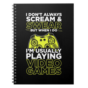 Caderno Espiral Normalmente Estou Jogando Videos games