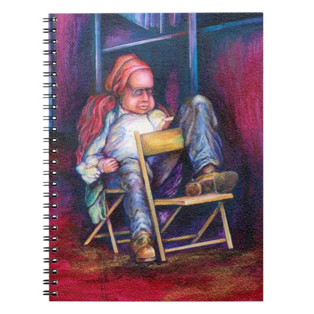 Caderno Espiral Norman prefere Desenhar no sono (Frente)