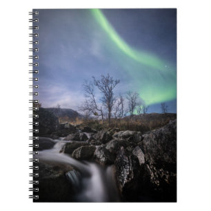 Caderno Espiral Norte Lights Noruega