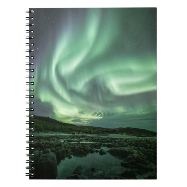 Caderno Espiral Norte Lights Noruega (Frente)
