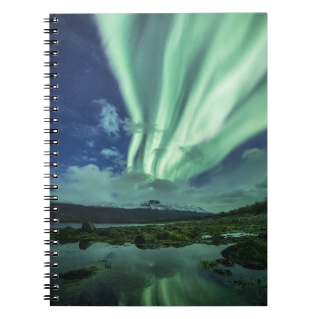 Caderno Espiral Norte Lights Noruega (Frente)