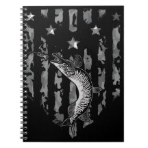 Norte Pike Tiger Musky Flag Camo