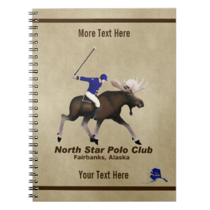 Caderno Espiral North Star (Moose) Polo Club