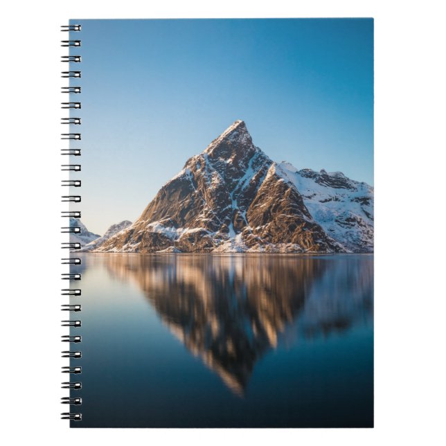 Caderno Espiral Noruega Lofoten Mountain (Frente)