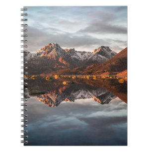 Caderno Espiral Noruega Mountain Landscape Photo