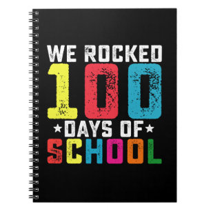 Caderno Espiral Nós Balançamos 100 Dias de Escola Professor Aluno