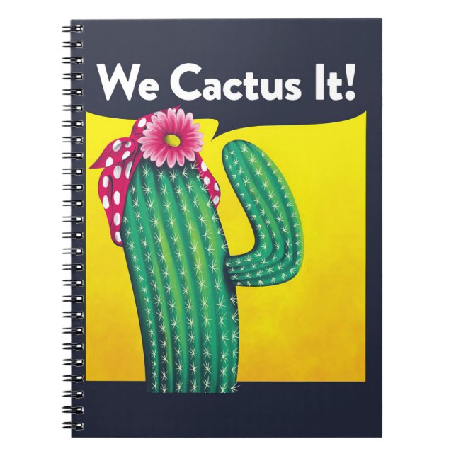 Caderno Espiral Nós Cactus (Frente)