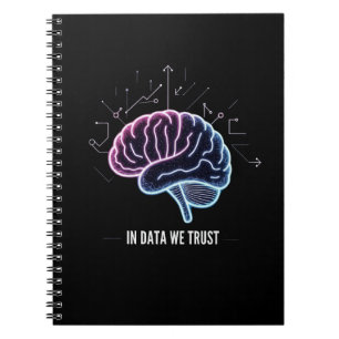 Caderno Espiral Nós Confiamos nos Dados