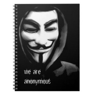Caderno Espiral nós somos anónimos