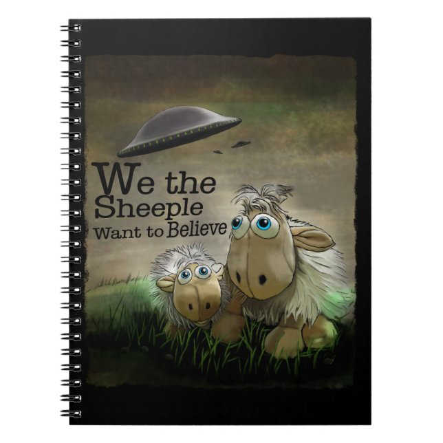 Caderno Espiral Nós somos o notebook Sheple (Frente)