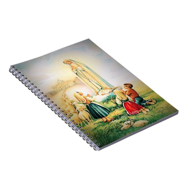 Caderno Espiral Nossa Senhora da Fátima 1917 (Lado Direito)