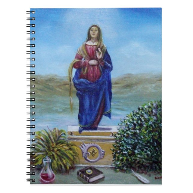 Caderno Espiral NOSSA SENHORA DE LUZ Madonna de Conceito Imaculado (Frente)