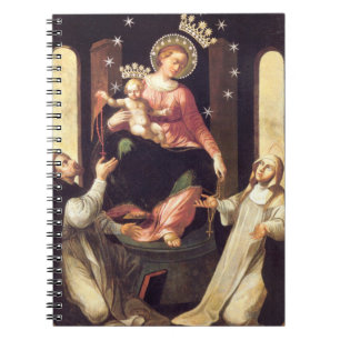 Caderno Espiral Nossa Senhora Do Rosário Venerou Em Pompéia