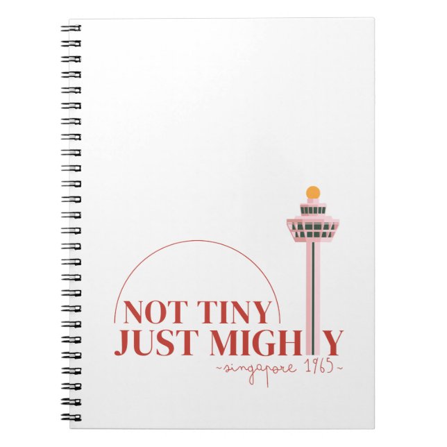 Caderno Espiral Not Tiny Just Mighty Celebration  (Frente)
