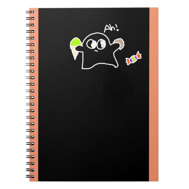 Caderno Espiral nota fantasma (Frente)