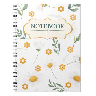 Caderno Espiral NotaDeRapariga Floral