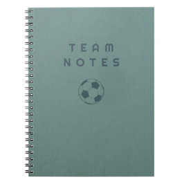 Caderno Espiral Notas da Equipe - Futebol