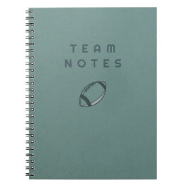 Caderno Espiral Notas da Equipe - Futebol Americano