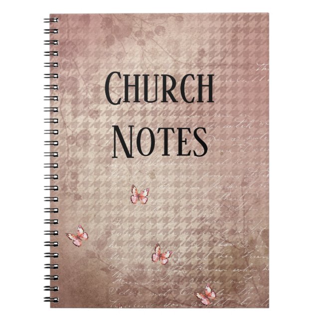 Caderno Espiral Notas da Igreja (Frente)