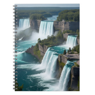 Caderno Espiral "Notas das Falls - Diário do Niagara Panorama"