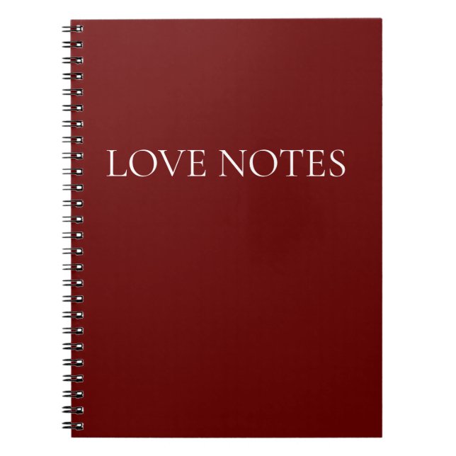 Caderno Espiral Notas de Amor (Frente)