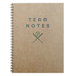 Caderno Espiral Notas de Beisebol - para Treinadores, Jogadores e