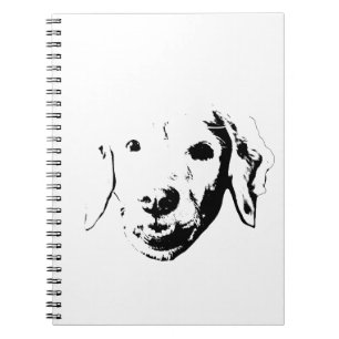Caderno Espiral Notas de Cachorro Brilhante