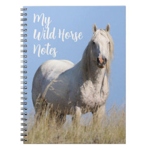 Caderno Espiral Notas de Cavalo Selvagem