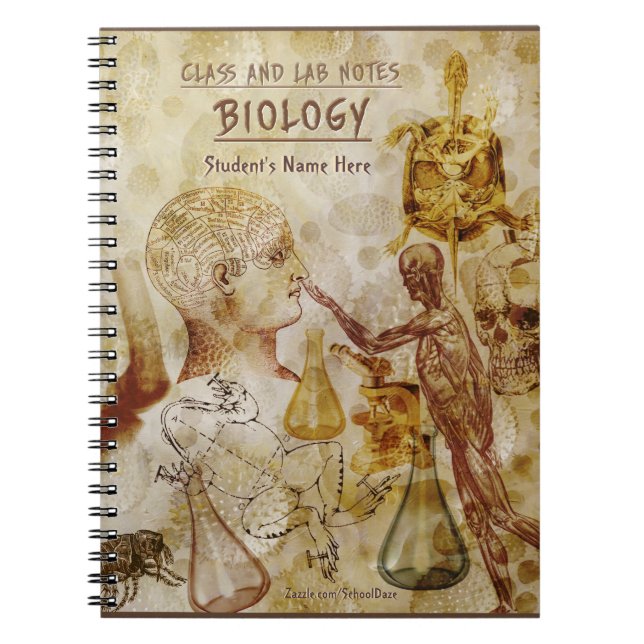 Caderno Espiral Notas de classe e laboratório - Biologia (Personal (Frente)