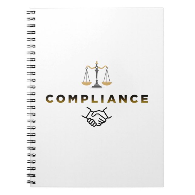 Caderno Espiral Notas de Conformidade Profissional (Frente)