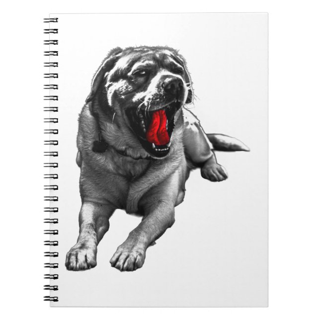 Caderno Espiral Notas de Halloween Yawn (Frente)
