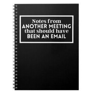 Caderno Espiral Notas de outra reunião que deveriam ser enviadas p