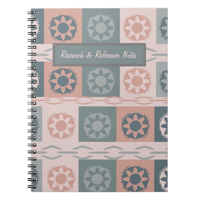 Caderno Espiral Notas de Pesquisa e Referência: (Frente)