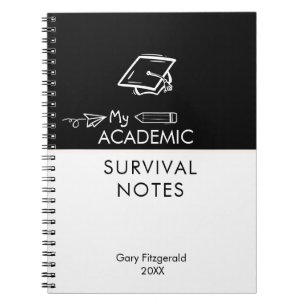 Caderno Espiral Notas de Sobrevivência Acadêmica – Nota de Estudo