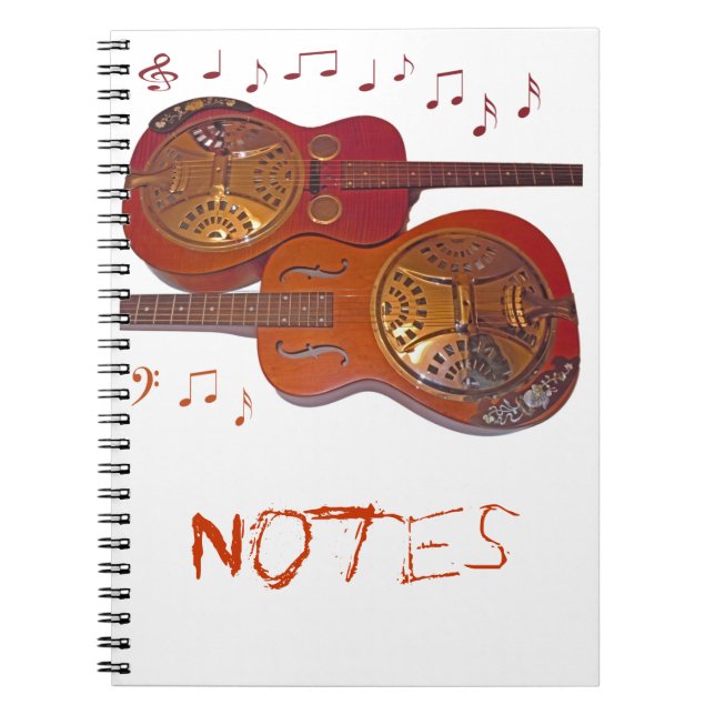 Caderno Espiral notas do cancioneiro (Frente)