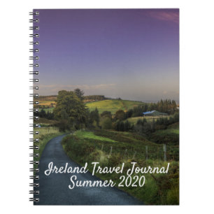 Caderno Espiral Notas do Diário de Viagem da Irlanda Planos