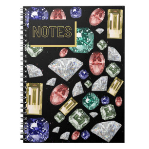 Caderno Espiral Notas do estilo Jems