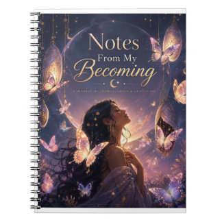 Caderno Espiral Notas do Meu Diário de Tornar-me