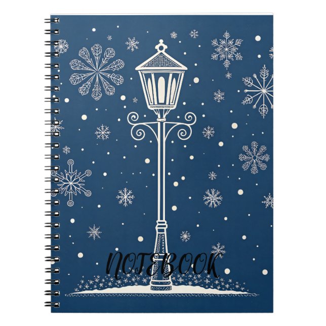 Caderno Espiral Notas do Midnight Lamplight Premium (Frente)