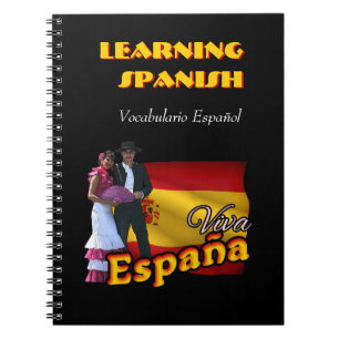 Caderno Espiral Notas do vocabulário espanhol