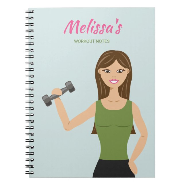 Caderno Espiral Notas do Workout da Malhação Bonita (Frente)