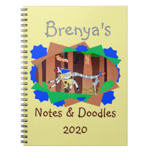 Caderno Espiral Notas e Doodes