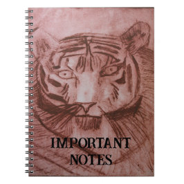 CADERNO ESPIRAL NOTAS IMPORTANTES DIÁRIO NOTEBOOK POR PAULA REILME