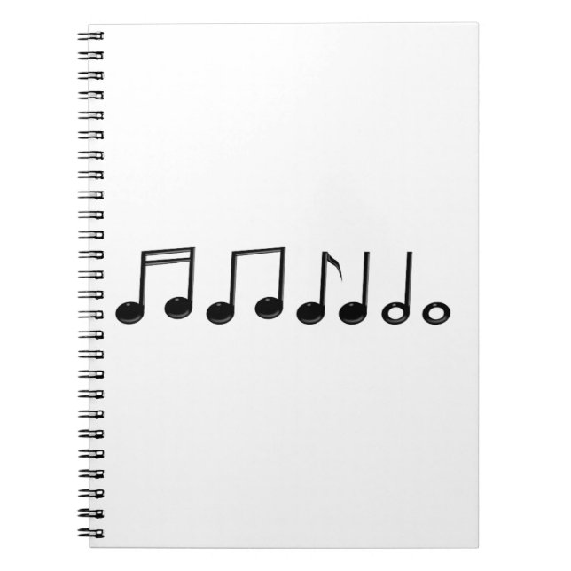 Caderno Espiral Notas Musicais (Frente)