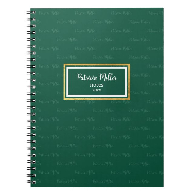 Caderno Espiral Notas sobre o verde (Frente)